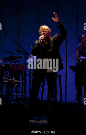 Ben Becker performing live with his band at St.Pauli Theater as part of ...