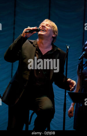 Ben Becker performing live with his band at St.Pauli Theater as part of ...