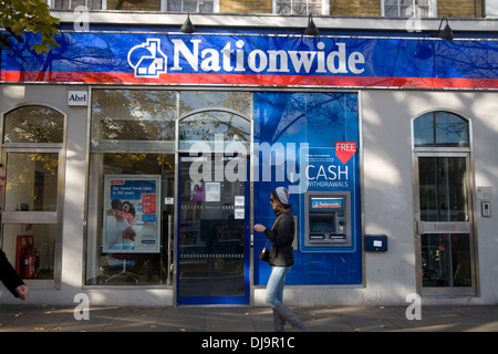 Nationwide shop front, Upper Street, Islington Stock Photo