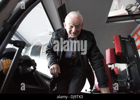 Gdynia, Poland 25th, November 2013 Former Polish PM Leszek Miller and eurodeputy Boguslaw Liberadzki visits Gdynia - Kosakowo airport building place. Credit:  Michal Fludra/Alamy Live News Stock Photo