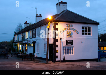 The Greyhound pub, Sutton Stop, Hawkesbury Junction, Coventry, UK Stock Photo