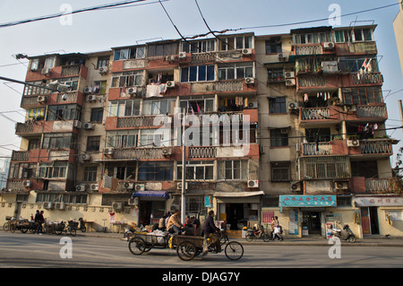 Old housing in Shanghai, China Stock Photo