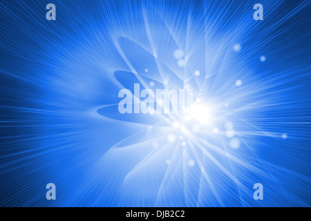 Digitally generated shiny futuristic sphere Stock Photo