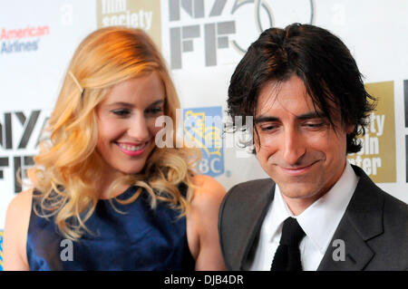 Greta Gerwig and Noah Baumbach , 50th Annual New York Film Festival -Premiere of ' Frances Ha' - arrivals, New York City, USA, Sept 30 2012 Stock Photo