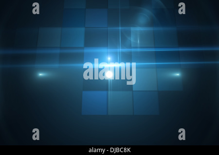 Technical background with squars Stock Photo