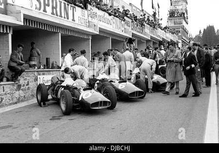 BRM Racing Cars In The Pits At The Monaco GP 1965 Stock Photo - Alamy