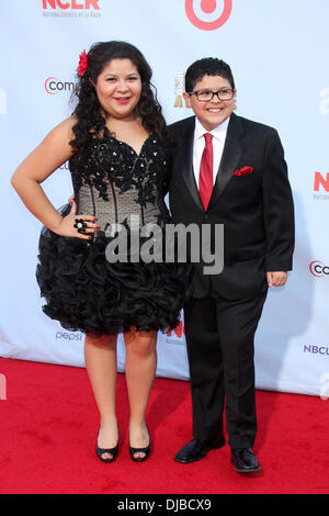 Raini Rodriguez, Rico Rodriguez 2012 NCLR ALMA Awards, held at Pasadena Civic Auditorium - Arrivals Pasadena, California - 16.09.12 Stock Photo