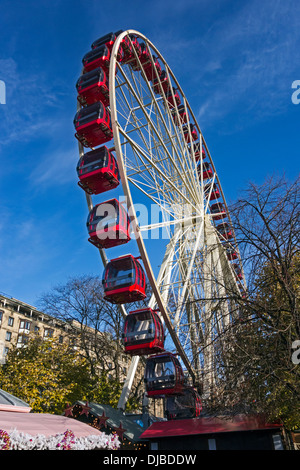 Edinburgh's Christmas in East Princes Street Gardens with the Big Wheel Stock Photo