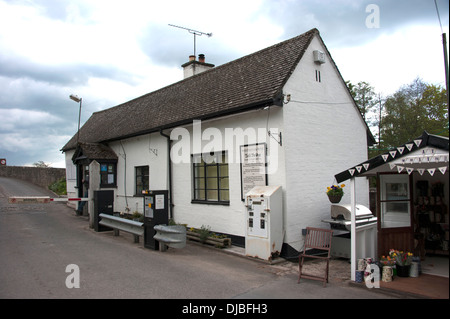 Whitney-On-Wye Toll Bridge Herefordshire UK Stock Photo