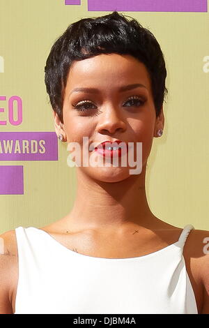 Rihanna 2012 MTV Video Music Awards, held at Staples Center - Arrivals Los Angeles, California - 06.09.12 Stock Photo
