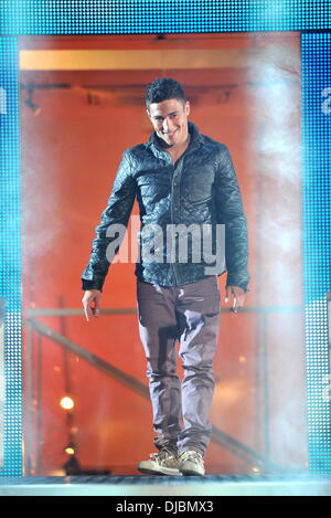 Ashley McKenzie Celebrity Big Brother finals held at Elstree Studios. London, England - 07.09.12 Stock Photo