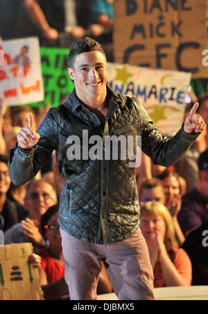 Ashley McKenzie Celebrity Big Brother finals held at Elstree Studios. London, England - 07.09.12 Stock Photo