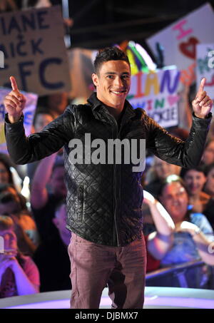 Ashley McKenzie Celebrity Big Brother finals held at Elstree Studios. London, England - 07.09.12 Stock Photo