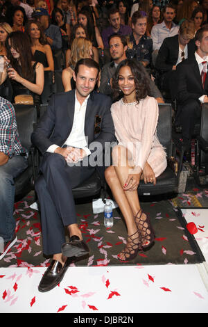 Zoe Saldana 2012 MTV Video Music Awards - Arrivals Los Angeles, California - 06.09.12 Stock Photo