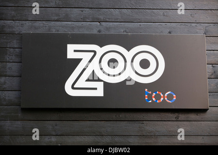 The Zoo Too Bar Sign in London England Stock Photo