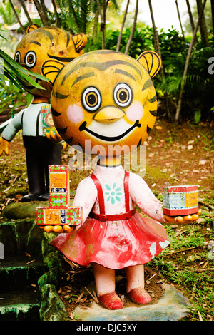 Haw Par Villa in Singapore, a free amusement park built by the inventor of Tiger Balm. Stock Photo