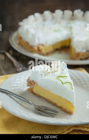 Key lime pie Stock Photo