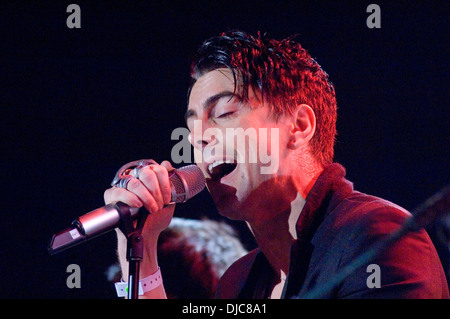 Ian Watkins - lead singer with the Welsh rock band - Lostprophets. Editorial use only Stock Photo