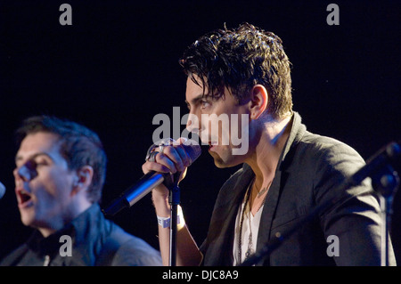 Ian Watkins - lead singer with the Welsh rock band - Lostprophets. Editorial use only Stock Photo