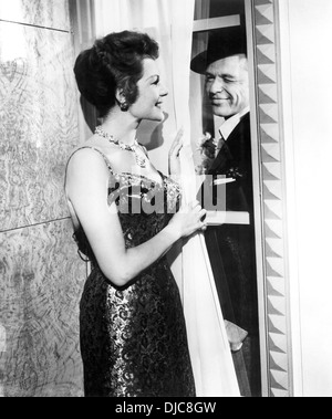 Rita Hayworth and Frank Sinatra on-set of the Film, Pal Joey, 1957 Stock Photo