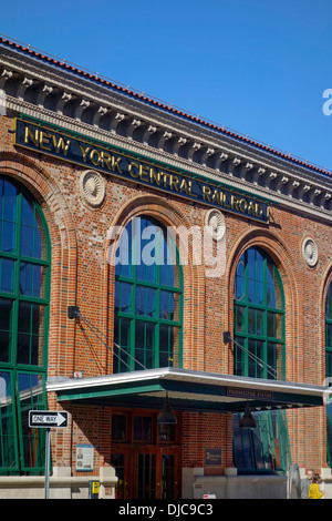 Poughkeepsie New York Metro-North railroad station Stock Photo