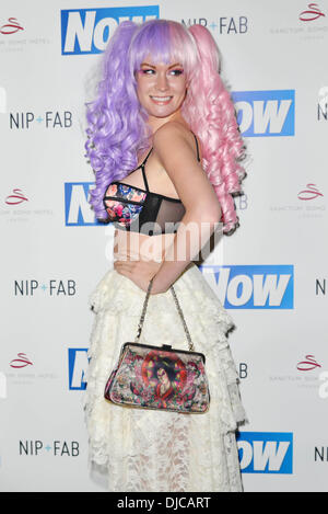 LONDON, UNITED KINGDOM - NOVEMBER 26: Kitty Brucknell attends the Now Magazine Christmas party at Soho Sanctum Hotel on November 26, 2013 in London, England. Credit:  See Li/17�Թ����� Live News Stock Photo