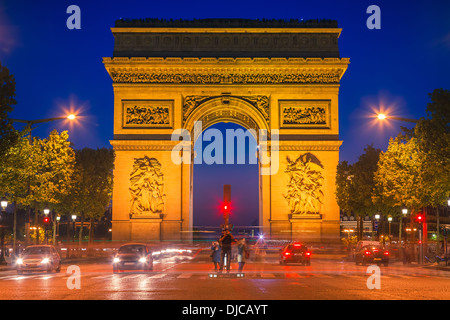 Arc de Triomphe, Paris Stock Photo