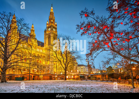 Vienna town hall Stock Photo