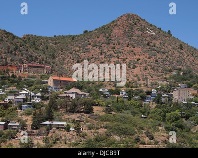 Old mining town of Jerome, Arizona, sitting on Cleopatra Hill, USA Stock Photo