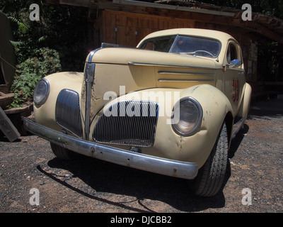 Antique car at Gold King Mine outdoor museum in Jerome, Arizona, USA Stock Photo