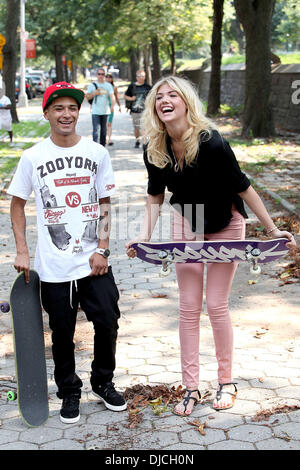 Chaz Ortiz and Kate Upton Zoo York and Stoked Mentoring Clean Up ...
