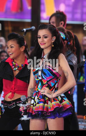 Cher Lloyd performing live as part of the Toyota Concert Series on 'Today' New York City, USA - 30.08.12 Stock Photo