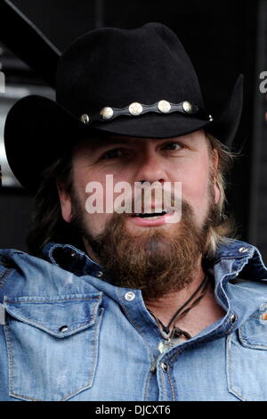 Jason McCoy performs at the 1st Annual 'Boots and Hearts Music Festival'. Bowmanville, Canada - 10.08.12 Stock Photo