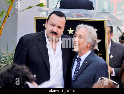 Latin singer Pepe Aguilar is honoured with a star on the Hollywood Walk of Fame, held on Hollywood Blvd Los Angeles, California - 26.07.12 Stock Photo