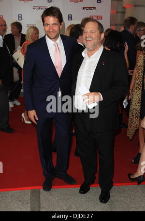 Harvey Weinstein The UK's Creative Industries Reception supported by the Foundation Forum at the Royal Academy of Arts - Arrivals London, England - 30.07.12 Stock Photo