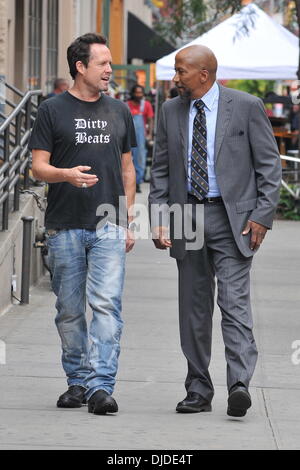 Dean Winters seen on the set of 'Law & Order: SVU' New York City, USA ...