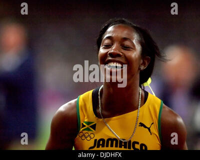 Shelly-Ann Fraser-Pryce from Jamaica won gold Women's 100 M final during the London 2012 Olympic Games, held at The Olympic Stadium London, England - 04.08.12 **Not Available for Publication in Germany.  Available for Publication in the Rest of the World** Credit (Mandatory): ATP/WENN.com Stock Photo