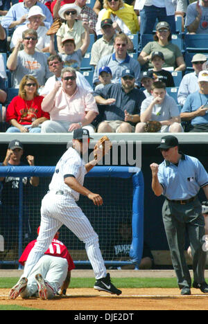 Mar 05, 2004; Tampa, FL, USA; (L-R) ALEX RODRIGUEZ and DEREK JETER