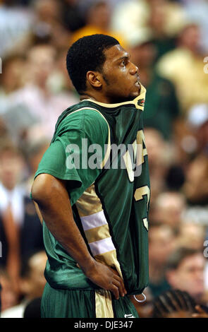 Mar 26, 2004; St. Louis, MO, USA; UAB's SIDNEY BALL watches the final seconds tick off the clock Friday night March 26, 2004 at the Edward Jones Dome in St. Louis, Mo. during their Sweet 16 loss to the Kansas Jayhawks. Kansas won 100-74. Stock Photo