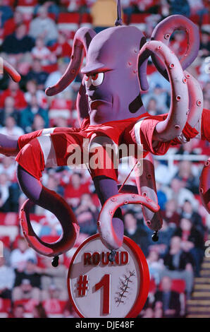 Apr 22, 2004; Detroit, MI, USA; OCTOPUS at the Western Conference semi-finals game between the Detroit Red Wings and Calgary Flames at Joe Louis Arena. The Flames beat the Red Wings 2-1. Stock Photo