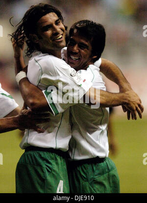 Jun 19, 2004; San Antonio, TX, USA; Mexico's RAFAEL MARQUEZ (L