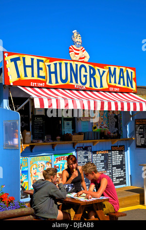 Hungry Man Cafe, Rozel Bay, Jersey, Channel Islands Stock Photo