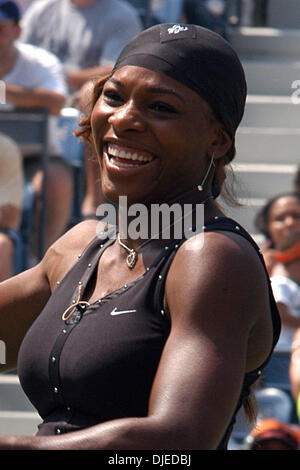 Aug 28, 2004; Flushing Meadows, NY, USA; Tennis Star SERENA WILLIAMS at the 2004 Arthur Ashe Kids Day Ceremony at the US Open Stadium  in Flushing Meadows, NY on Saturday August 28, 2004. Stock Photo