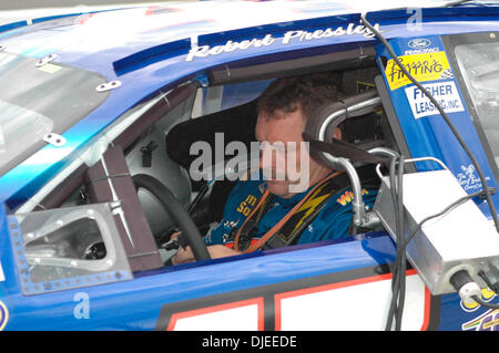 Sep 09, 2004; Richmond, VA, USA ; ROBERT PRESSLEY awaiting his turn for qualifying for the Emerson Radio 250 at the Richmond International Raceway. Stock Photo