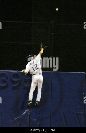 Sep 13, 2004; Los Angeles, CA, USA; San Diego Padres ' KHALIL GREENE (L)  scores on a wild pitch by Los Angeles Dodgers ' Odalis Perez during the  fourth inning in Los