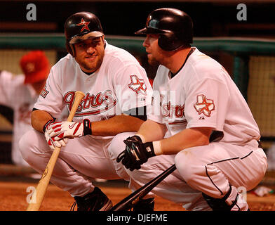 Oct 09, 2004; Houston, TX, USA; Houston Astros starting pitcher Brandon  Backe clenches his fist and screams as he strikes out Braves player in top  of the 5th inning at Minute Maid