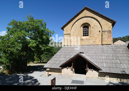 Boscodon Abbey Benedictine Monastery near Crots Embrun Hautes-Alpes or Hautes Alps France Stock Photo