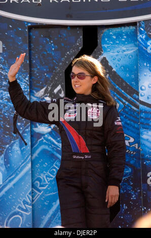 Oct 07, 2007 - Dinwiddie, VA, USA - NHRA Top Fuel driver HILLARY WILL during the Powerade Drag Racing Series 'NHRA Torco Racing Fuels Nationals.' (Credit Image: © Timothy L. Hale/ZUMA Press) Stock Photo