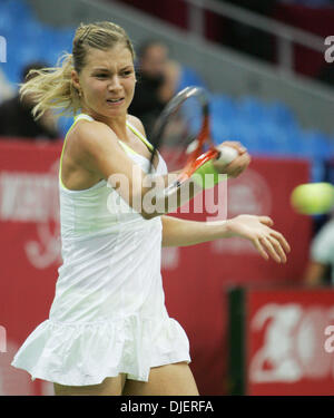 Oct 09, 2007 - Moscow, Russia - Russian tennis player MARIA KIRILENKO during the 2007 Kremlin Cup tennis tournament in Moscow. (Credit Image: © PhotoXpress/ZUMA Press) RESTRICTIONS: North and South America RIGHTS ONLY! Stock Photo