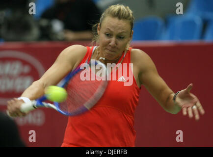 Oct 09, 2007 - Moscow, Russia - Australian tennis player ALICIA MOLIK during the 2007 Kremlin Cup tennis tournament in Moscow. (Credit Image: © PhotoXpress/ZUMA Press) RESTRICTIONS: North and South America RIGHTS ONLY! Stock Photo